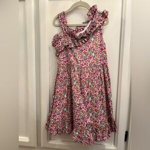 Janie and Jack Pink and Green Floral Dress